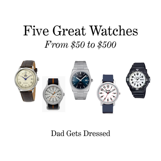 5 Best Men’s Analog Watches Under $500 (Perfect Gifts for Husbands & Dads)