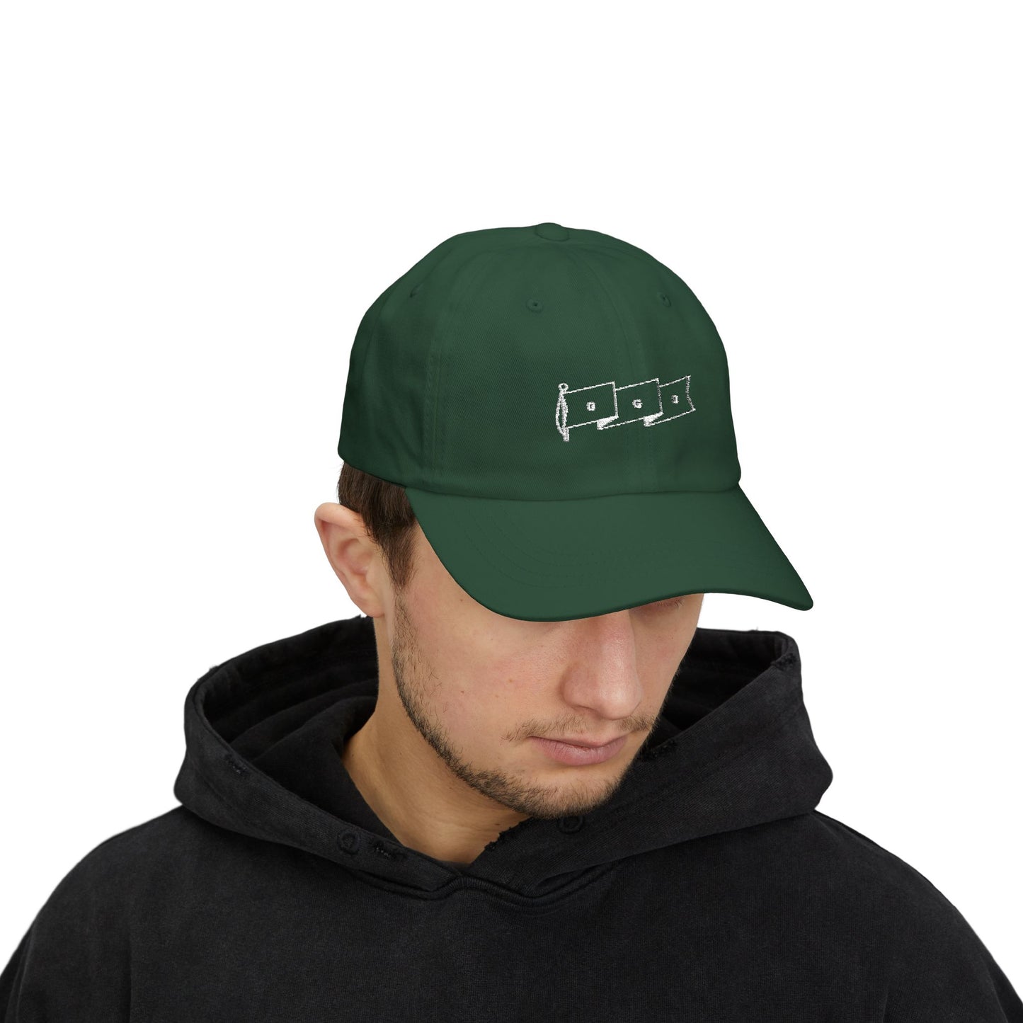 Dad Gets Dressed Flag Logo Hat
