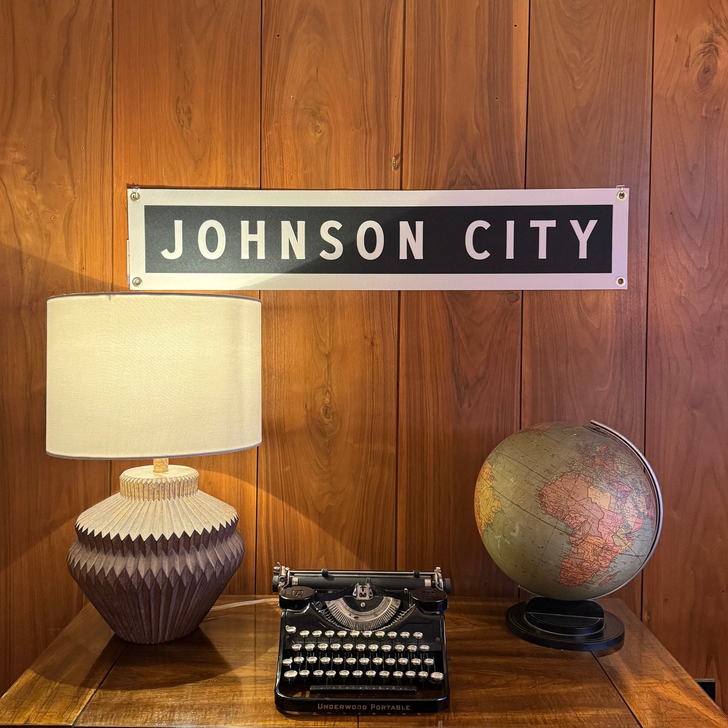 8"x40" Johnson City Felt Banner
