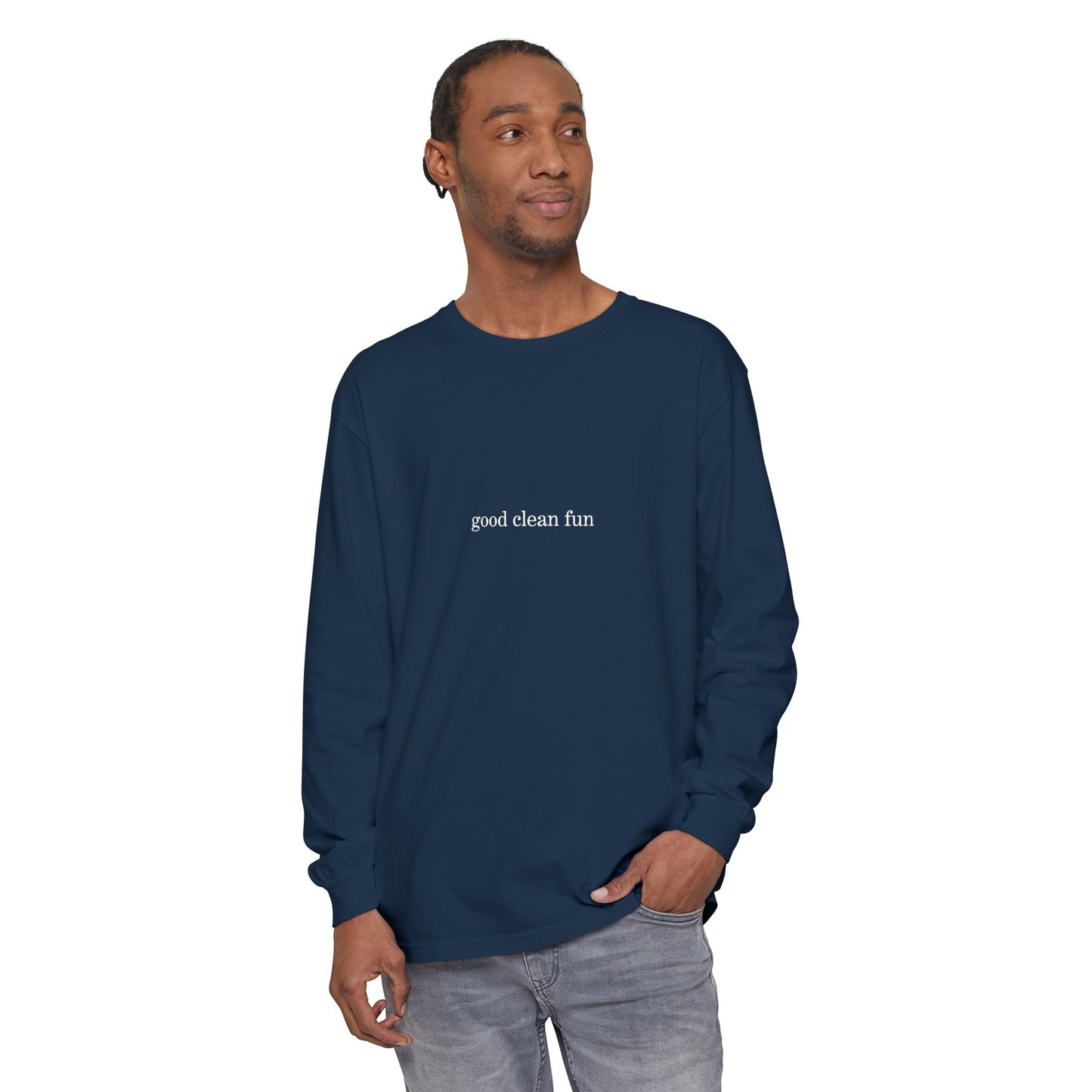 Good Clean Fun Long Sleeve Cotton T-Shirt